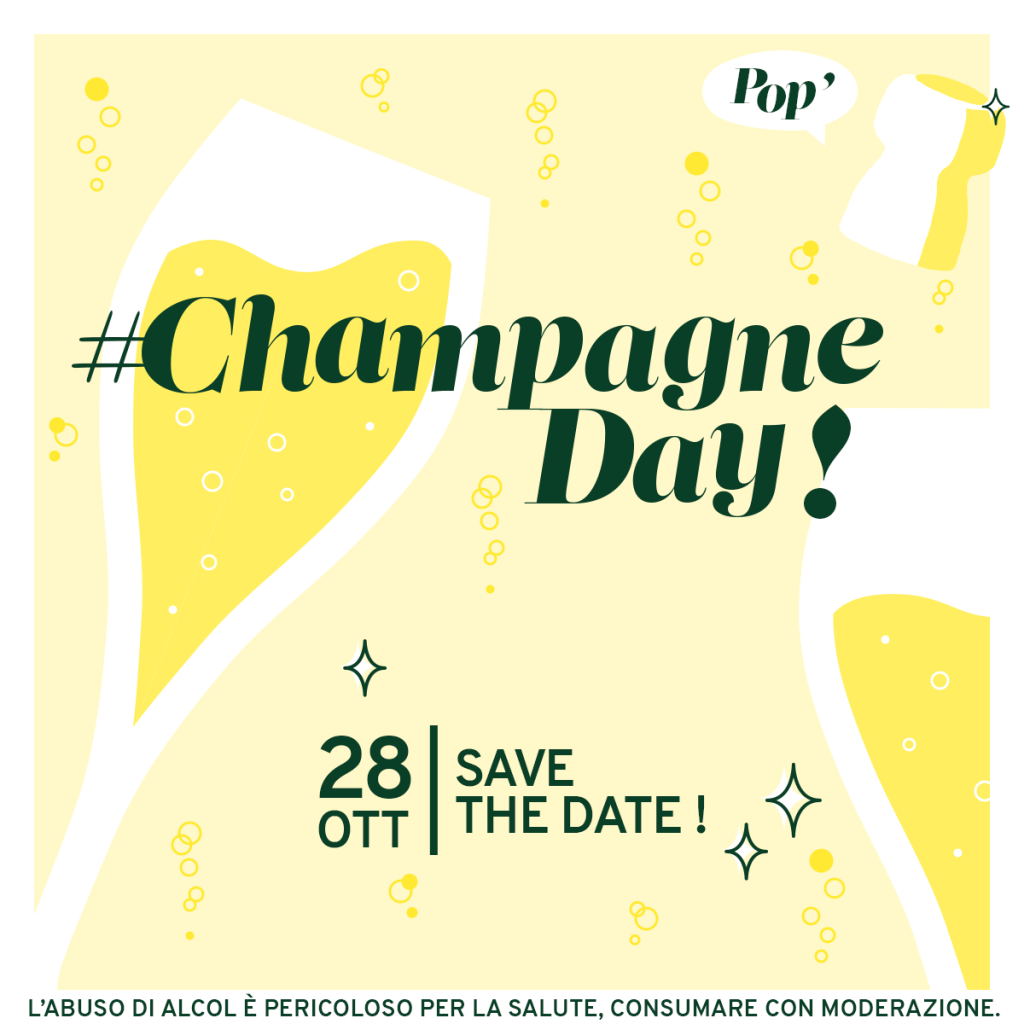 Il 28 ottobre torna l’appuntamentocon lo #ChampagneDay!  