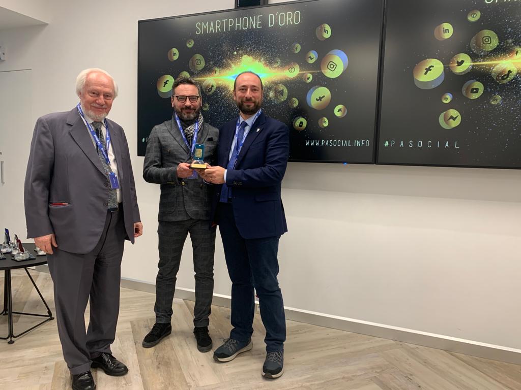 Il Comune di Campobasso premiato a Roma con lo Smartphone d’Oro 2022 per il&nbsp;Turismo