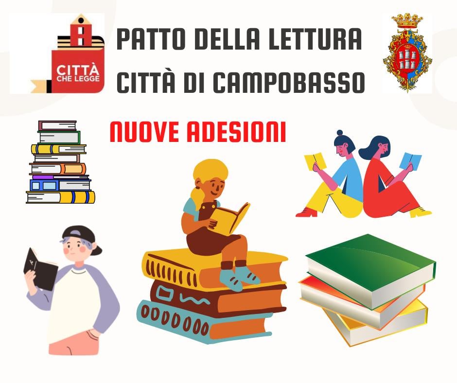 Patto locale per la lettura della Città di Campobasso, c’è l’avviso pubblico per le nuove&nbsp;adesioni