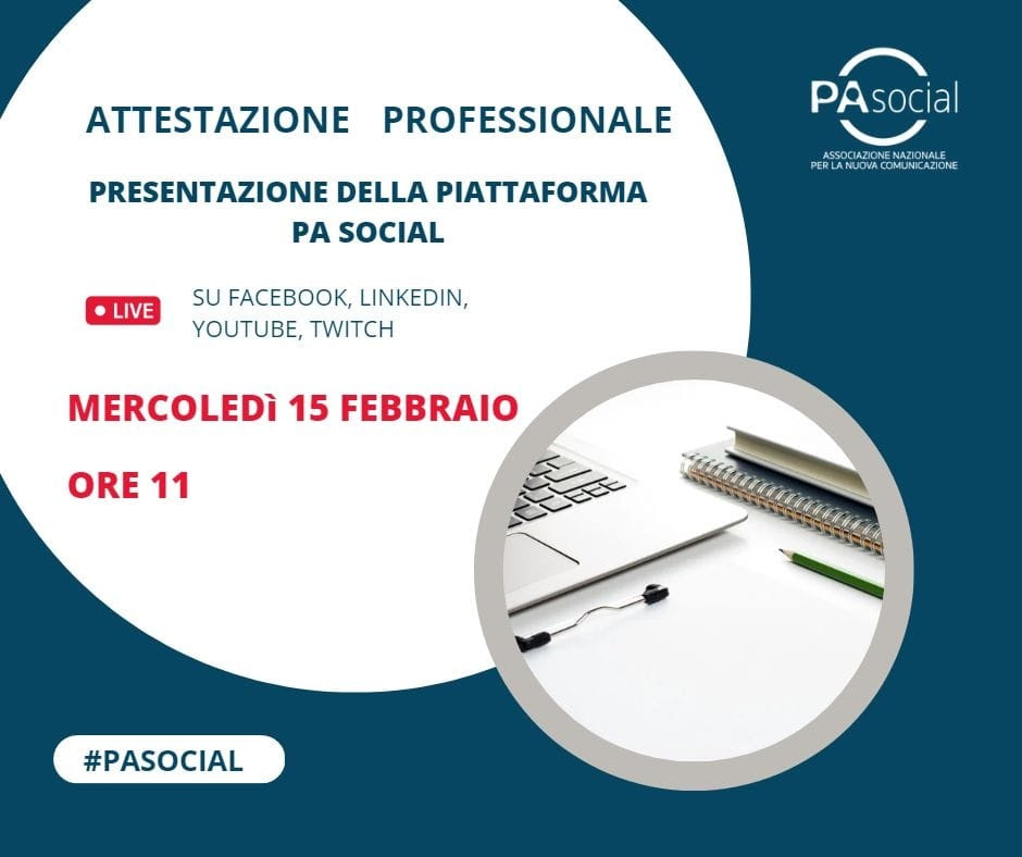 PA Social presenta la piattaforma per l’attestato professionale di esperto in comunicazione&nbsp;digitale