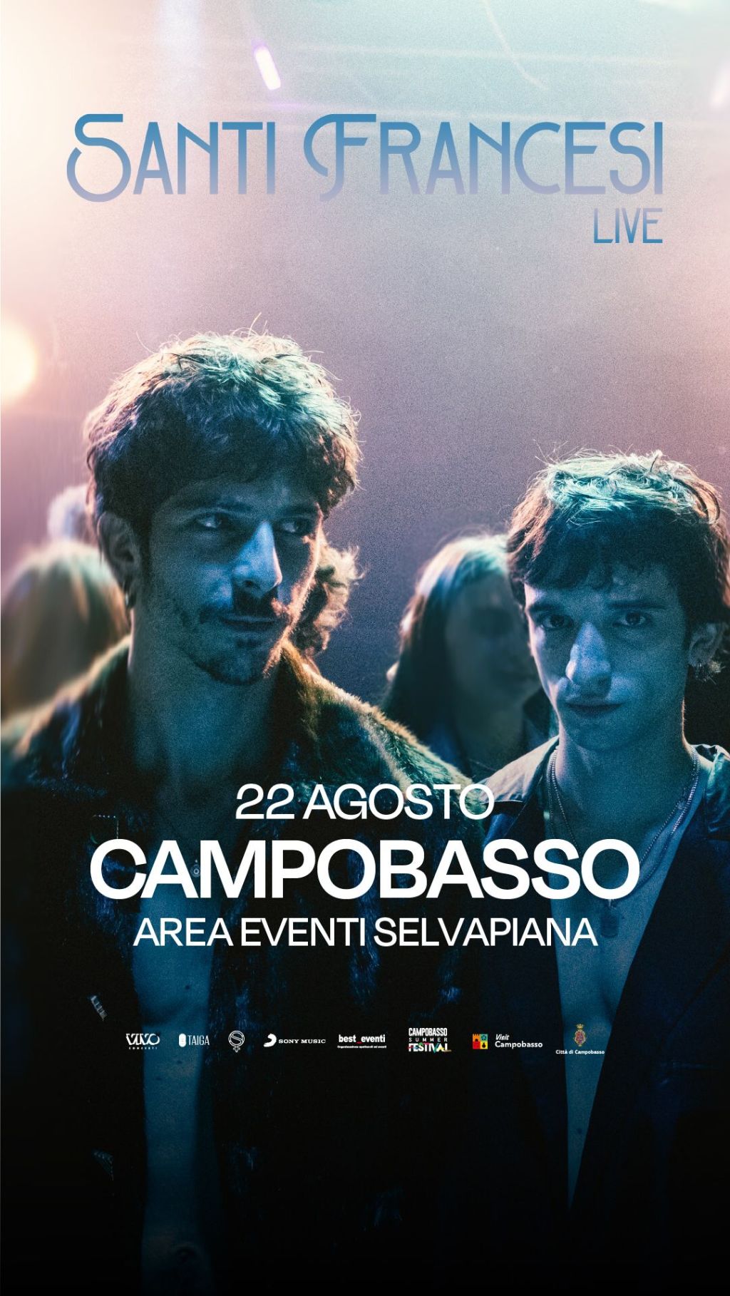 Campobasso Summer Festival 2023: da martedì 22 agosto con i Santi Francesi parte un’edizione che si preannuncia ricca di musica e&nbsp;divertimento