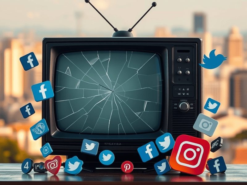 Il crollo dei mezzi di informazione tradizionali in&nbsp;Italia